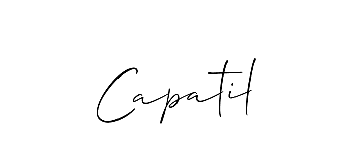 Make a beautiful signature design for name Capatil. Use this online signature maker to create a handwritten signature for free. Capatil signature style 2 images and pictures png