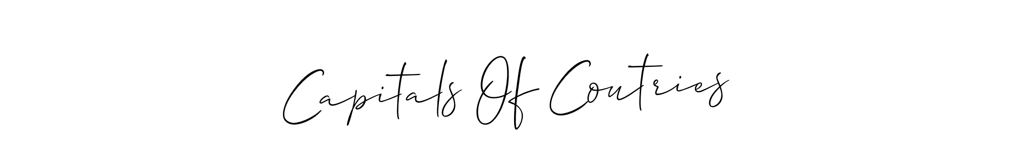 Here are the top 10 professional signature styles for the name Capitals Of Coutries. These are the best autograph styles you can use for your name. Capitals Of Coutries signature style 2 images and pictures png