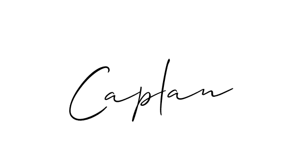 Use a signature maker to create a handwritten signature online. With this signature software, you can design (Allison_Script) your own signature for name Caplan. Caplan signature style 2 images and pictures png