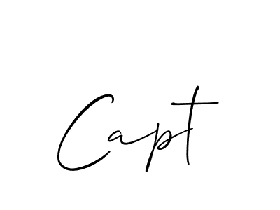 Best and Professional Signature Style for Capt. Allison_Script Best Signature Style Collection. Capt signature style 2 images and pictures png