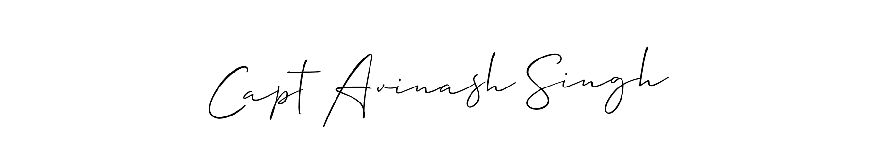 How to Draw Capt Avinash Singh signature style? Allison_Script is a latest design signature styles for name Capt Avinash Singh. Capt Avinash Singh signature style 2 images and pictures png