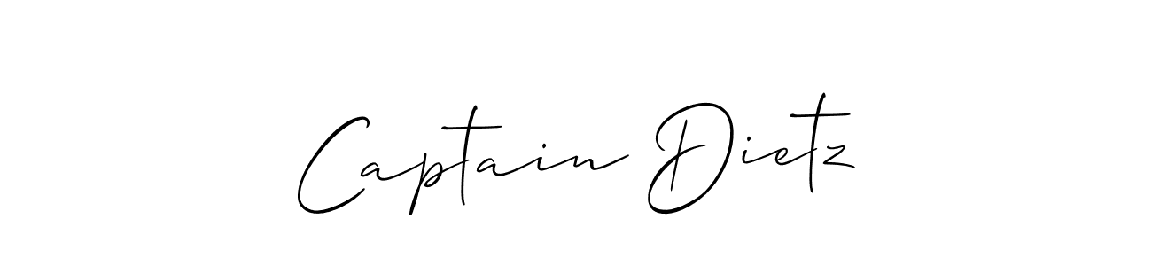 Once you've used our free online signature maker to create your best signature Allison_Script style, it's time to enjoy all of the benefits that Captain Dietz name signing documents. Captain Dietz signature style 2 images and pictures png