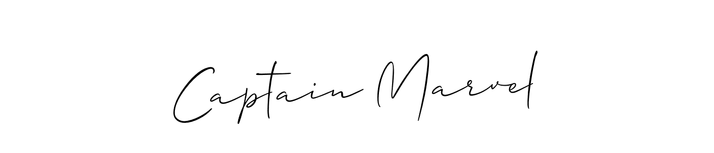 You should practise on your own different ways (Allison_Script) to write your name (Captain Marvel) in signature. don't let someone else do it for you. Captain Marvel signature style 2 images and pictures png