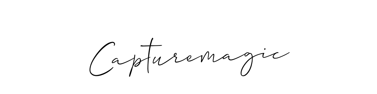Best and Professional Signature Style for Capturemagic. Allison_Script Best Signature Style Collection. Capturemagic signature style 2 images and pictures png