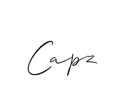 Make a beautiful signature design for name Capz. Use this online signature maker to create a handwritten signature for free. Capz signature style 2 images and pictures png