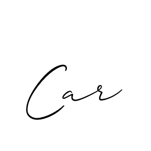 How to make Car signature? Allison_Script is a professional autograph style. Create handwritten signature for Car name. Car signature style 2 images and pictures png