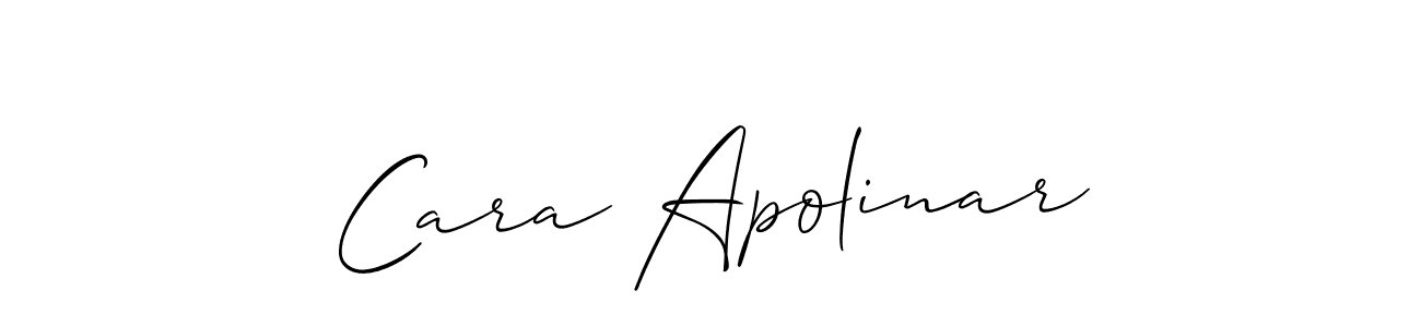Make a beautiful signature design for name Cara Apolinar. Use this online signature maker to create a handwritten signature for free. Cara Apolinar signature style 2 images and pictures png