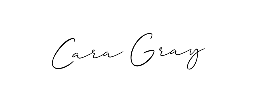How to make Cara Gray signature? Allison_Script is a professional autograph style. Create handwritten signature for Cara Gray name. Cara Gray signature style 2 images and pictures png