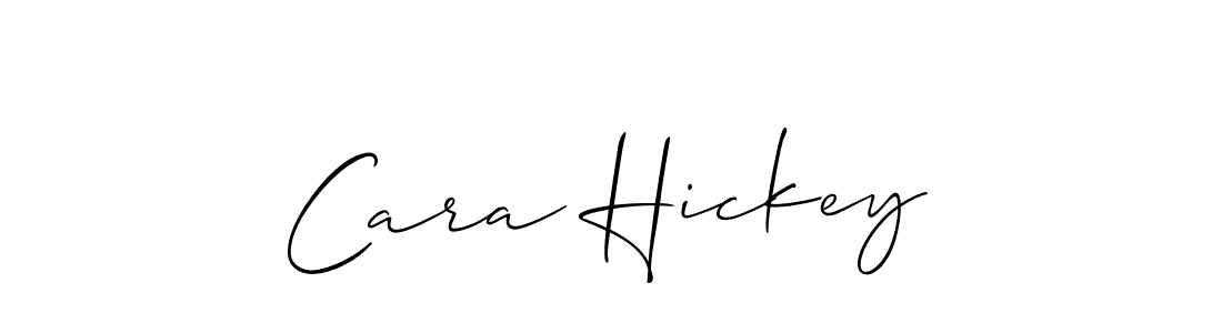 Create a beautiful signature design for name Cara Hickey. With this signature (Allison_Script) fonts, you can make a handwritten signature for free. Cara Hickey signature style 2 images and pictures png