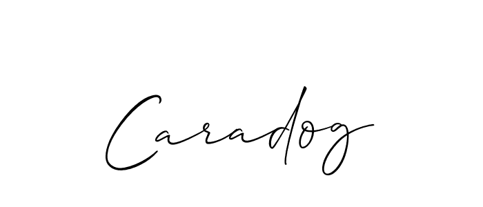 if you are searching for the best signature style for your name Caradog. so please give up your signature search. here we have designed multiple signature styles  using Allison_Script. Caradog signature style 2 images and pictures png