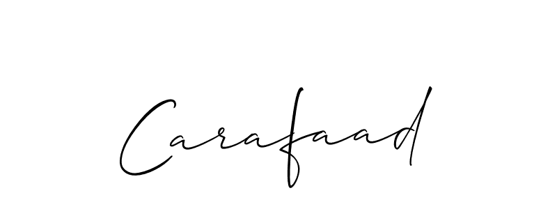 Also You can easily find your signature by using the search form. We will create Carafaad name handwritten signature images for you free of cost using Allison_Script sign style. Carafaad signature style 2 images and pictures png