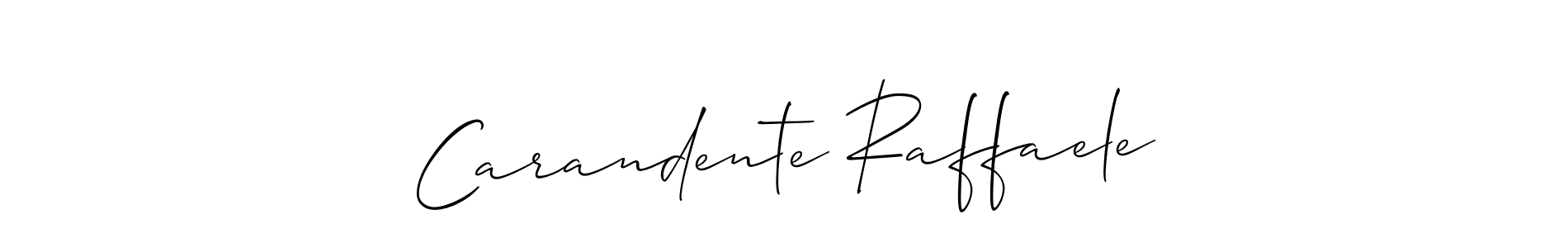 Create a beautiful signature design for name Carandente Raffaele. With this signature (Allison_Script) fonts, you can make a handwritten signature for free. Carandente Raffaele signature style 2 images and pictures png