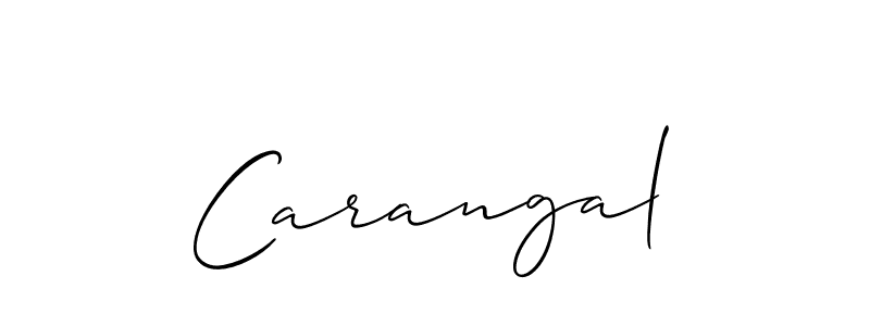 It looks lik you need a new signature style for name Carangal. Design unique handwritten (Allison_Script) signature with our free signature maker in just a few clicks. Carangal signature style 2 images and pictures png