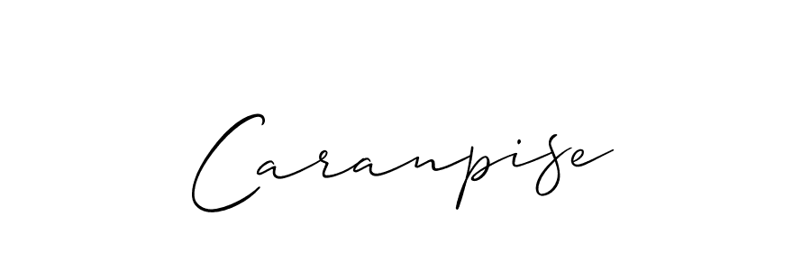 Design your own signature with our free online signature maker. With this signature software, you can create a handwritten (Allison_Script) signature for name Caranpise. Caranpise signature style 2 images and pictures png