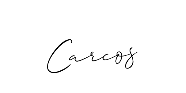 Carcos stylish signature style. Best Handwritten Sign (Allison_Script) for my name. Handwritten Signature Collection Ideas for my name Carcos. Carcos signature style 2 images and pictures png