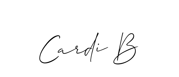 It looks lik you need a new signature style for name Cardi B. Design unique handwritten (Allison_Script) signature with our free signature maker in just a few clicks. Cardi B signature style 2 images and pictures png
