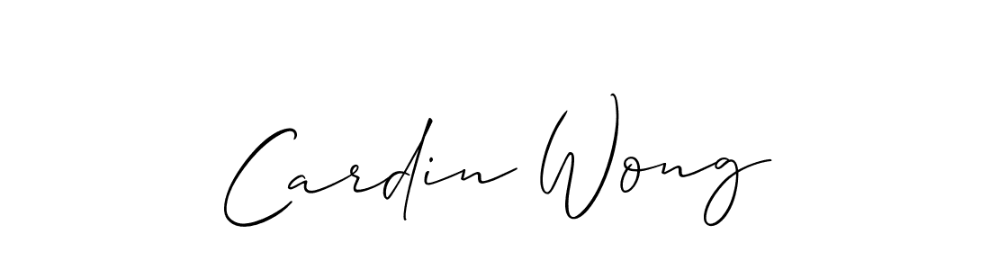 Once you've used our free online signature maker to create your best signature Allison_Script style, it's time to enjoy all of the benefits that Cardin Wong name signing documents. Cardin Wong signature style 2 images and pictures png