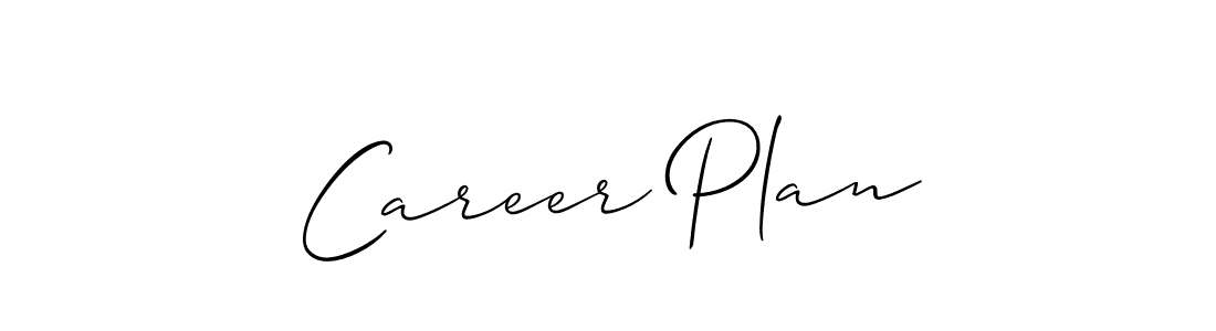 Similarly Allison_Script is the best handwritten signature design. Signature creator online .You can use it as an online autograph creator for name Career Plan. Career Plan signature style 2 images and pictures png