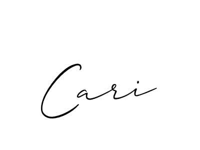 It looks lik you need a new signature style for name Cari. Design unique handwritten (Allison_Script) signature with our free signature maker in just a few clicks. Cari signature style 2 images and pictures png