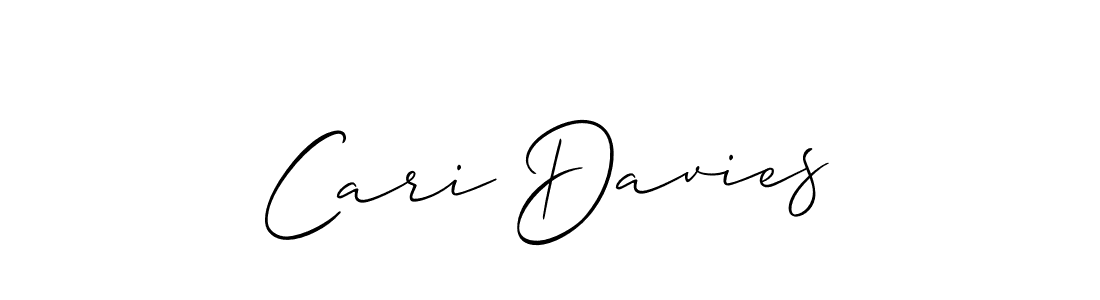 Also You can easily find your signature by using the search form. We will create Cari Davies name handwritten signature images for you free of cost using Allison_Script sign style. Cari Davies signature style 2 images and pictures png