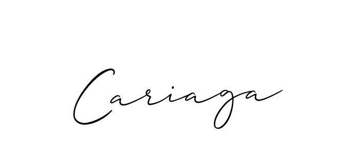 Allison_Script is a professional signature style that is perfect for those who want to add a touch of class to their signature. It is also a great choice for those who want to make their signature more unique. Get Cariaga name to fancy signature for free. Cariaga signature style 2 images and pictures png