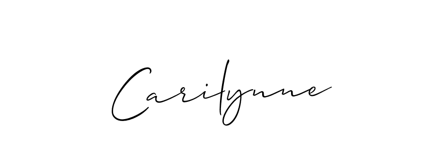 It looks lik you need a new signature style for name Carilynne. Design unique handwritten (Allison_Script) signature with our free signature maker in just a few clicks. Carilynne signature style 2 images and pictures png