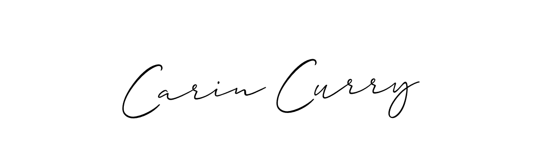 How to make Carin Curry name signature. Use Allison_Script style for creating short signs online. This is the latest handwritten sign. Carin Curry signature style 2 images and pictures png