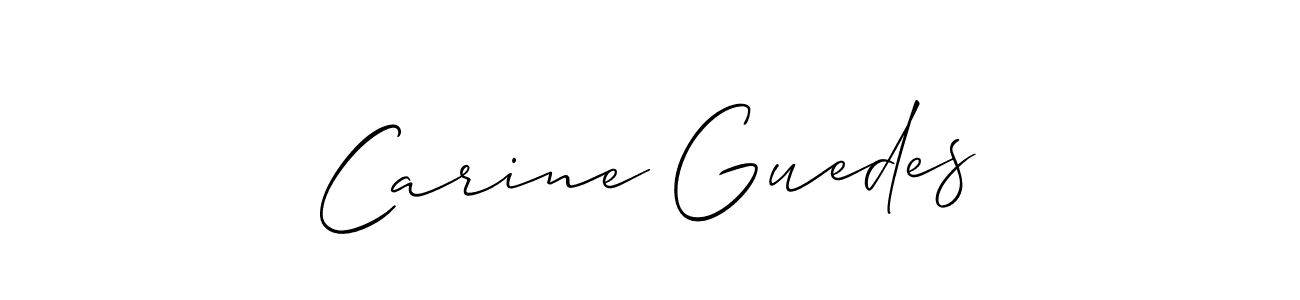 Make a short Carine Guedes signature style. Manage your documents anywhere anytime using Allison_Script. Create and add eSignatures, submit forms, share and send files easily. Carine Guedes signature style 2 images and pictures png