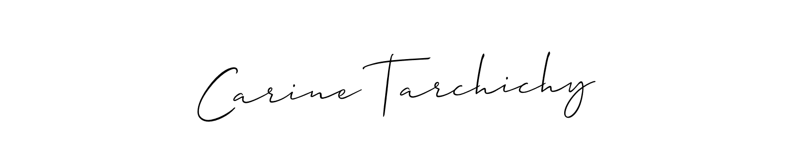 Also You can easily find your signature by using the search form. We will create Carine Tarchichy name handwritten signature images for you free of cost using Allison_Script sign style. Carine Tarchichy signature style 2 images and pictures png