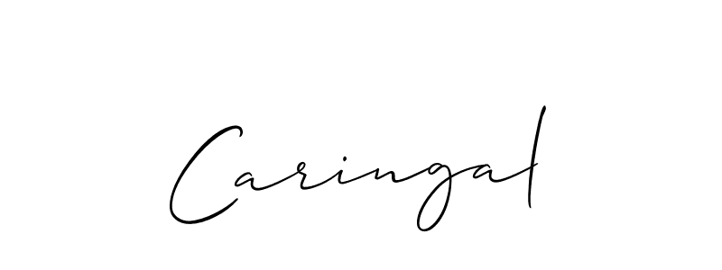 You should practise on your own different ways (Allison_Script) to write your name (Caringal) in signature. don't let someone else do it for you. Caringal signature style 2 images and pictures png