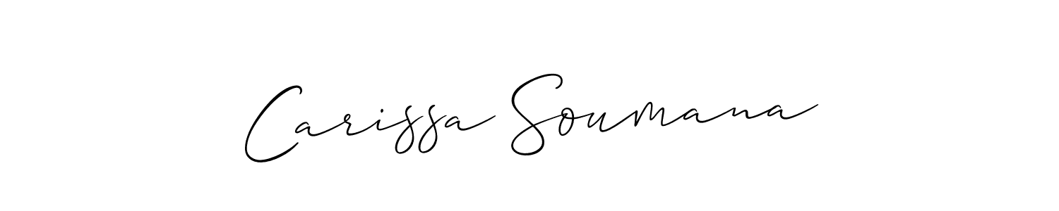 See photos of Carissa Soumana official signature by Spectra . Check more albums & portfolios. Read reviews & check more about Allison_Script font. Carissa Soumana signature style 2 images and pictures png