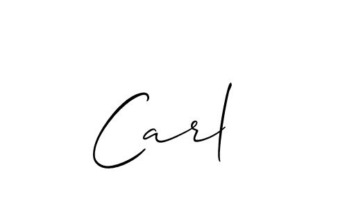 Make a beautiful signature design for name Carl . With this signature (Allison_Script) style, you can create a handwritten signature for free. Carl  signature style 2 images and pictures png