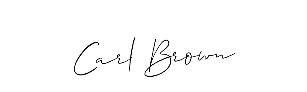 Design your own signature with our free online signature maker. With this signature software, you can create a handwritten (Allison_Script) signature for name Carl Brown. Carl Brown signature style 2 images and pictures png