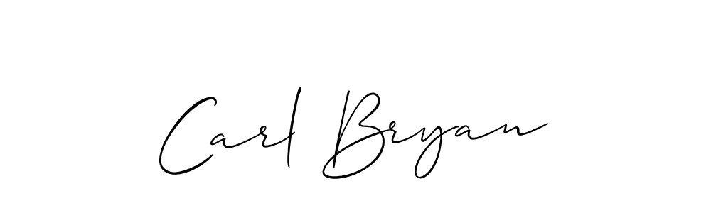 How to make Carl Bryan name signature. Use Allison_Script style for creating short signs online. This is the latest handwritten sign. Carl Bryan signature style 2 images and pictures png