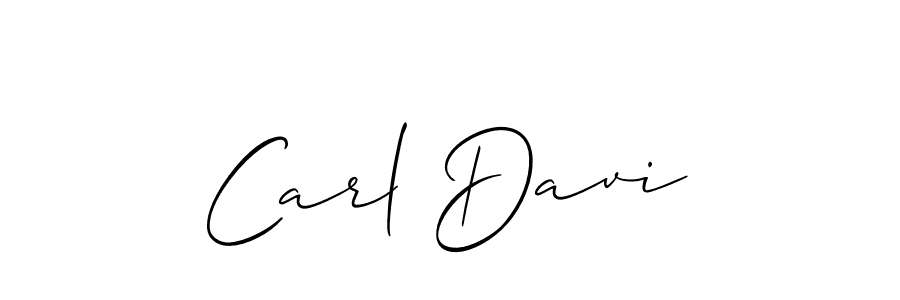 Allison_Script is a professional signature style that is perfect for those who want to add a touch of class to their signature. It is also a great choice for those who want to make their signature more unique. Get Carl Davi name to fancy signature for free. Carl Davi signature style 2 images and pictures png