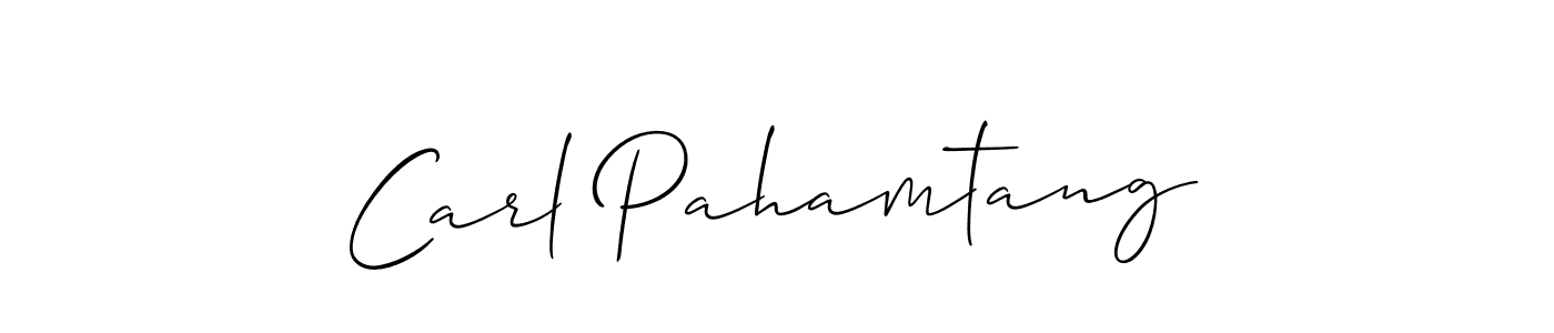 Also we have Carl Pahamtang name is the best signature style. Create professional handwritten signature collection using Allison_Script autograph style. Carl Pahamtang signature style 2 images and pictures png