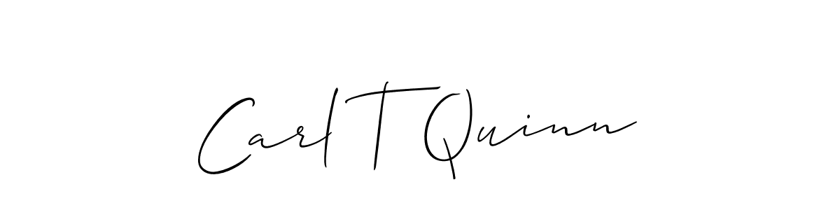 Also You can easily find your signature by using the search form. We will create Carl T Quinn name handwritten signature images for you free of cost using Allison_Script sign style. Carl T Quinn signature style 2 images and pictures png