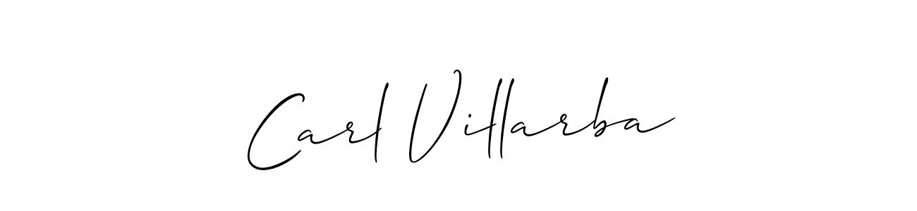 Allison_Script is a professional signature style that is perfect for those who want to add a touch of class to their signature. It is also a great choice for those who want to make their signature more unique. Get Carl Villarba name to fancy signature for free. Carl Villarba signature style 2 images and pictures png