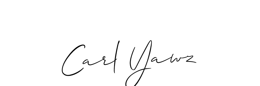 Also we have Carl Yawz name is the best signature style. Create professional handwritten signature collection using Allison_Script autograph style. Carl Yawz signature style 2 images and pictures png