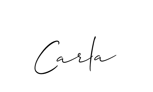 Allison_Script is a professional signature style that is perfect for those who want to add a touch of class to their signature. It is also a great choice for those who want to make their signature more unique. Get Carla name to fancy signature for free. Carla signature style 2 images and pictures png