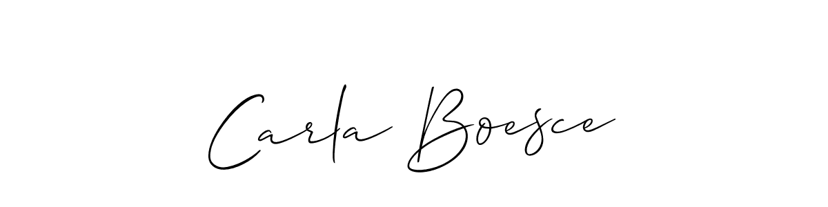 You can use this online signature creator to create a handwritten signature for the name Carla Boesce. This is the best online autograph maker. Carla Boesce signature style 2 images and pictures png