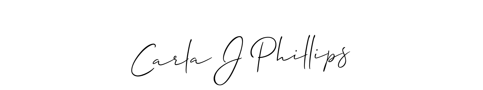 This is the best signature style for the Carla J Phillips name. Also you like these signature font (Allison_Script). Mix name signature. Carla J Phillips signature style 2 images and pictures png