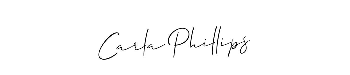 if you are searching for the best signature style for your name Carla Phillips. so please give up your signature search. here we have designed multiple signature styles  using Allison_Script. Carla Phillips signature style 2 images and pictures png