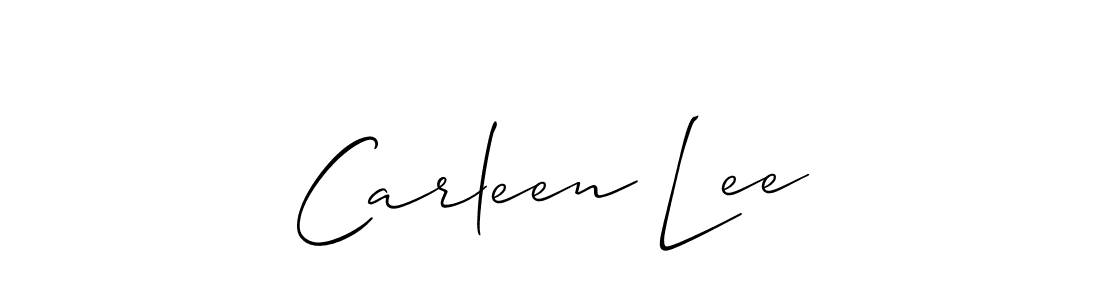 How to Draw Carleen Lee signature style? Allison_Script is a latest design signature styles for name Carleen Lee. Carleen Lee signature style 2 images and pictures png