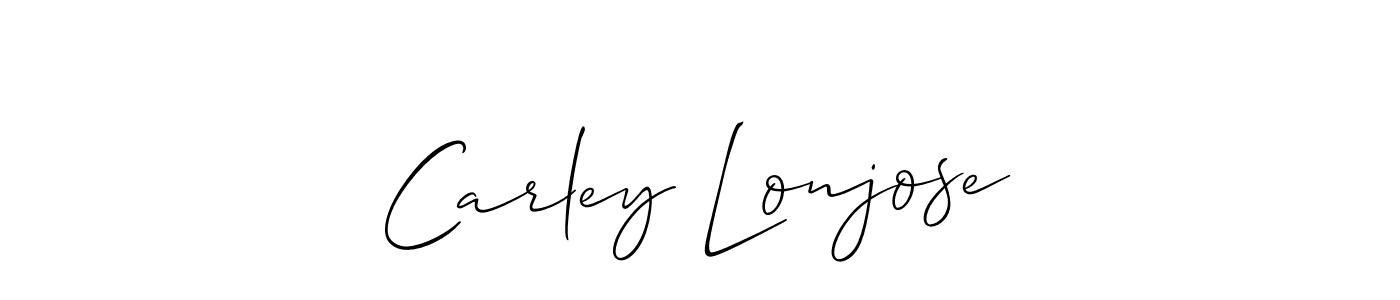 See photos of Carley Lonjose official signature by Spectra . Check more albums & portfolios. Read reviews & check more about Allison_Script font. Carley Lonjose signature style 2 images and pictures png