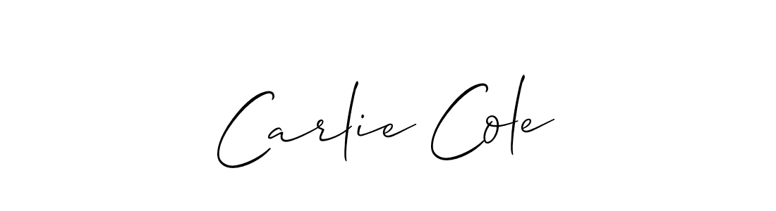 Also we have Carlie Cole name is the best signature style. Create professional handwritten signature collection using Allison_Script autograph style. Carlie Cole signature style 2 images and pictures png