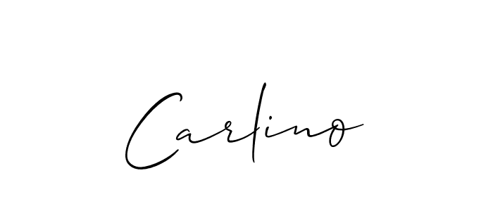 How to make Carlino name signature. Use Allison_Script style for creating short signs online. This is the latest handwritten sign. Carlino signature style 2 images and pictures png