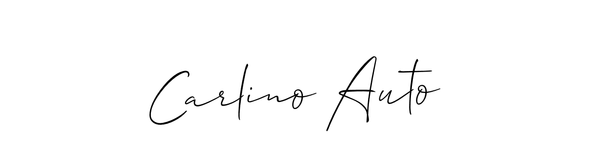 How to make Carlino Auto signature? Allison_Script is a professional autograph style. Create handwritten signature for Carlino Auto name. Carlino Auto signature style 2 images and pictures png