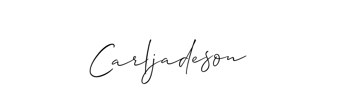 if you are searching for the best signature style for your name Carljadeson. so please give up your signature search. here we have designed multiple signature styles  using Allison_Script. Carljadeson signature style 2 images and pictures png