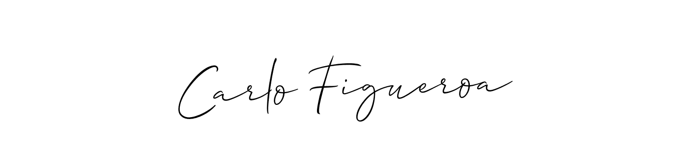 How to Draw Carlo Figueroa signature style? Allison_Script is a latest design signature styles for name Carlo Figueroa. Carlo Figueroa signature style 2 images and pictures png
